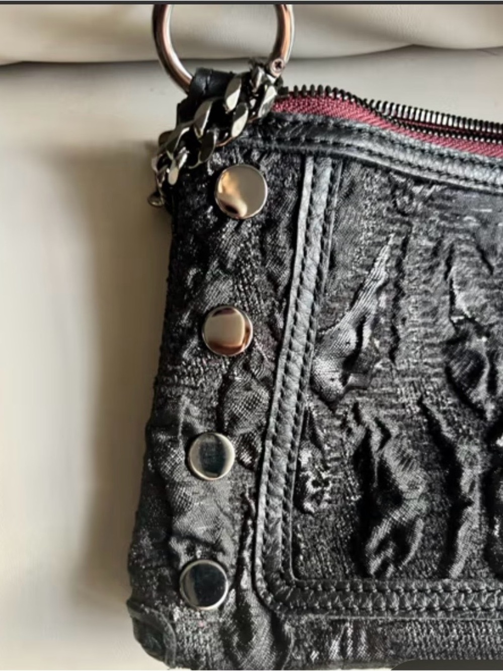 Hammitt Kyle Shoulder Bag in Midnight Marquise with Gunmetal Hardware - Picture 7 of 12